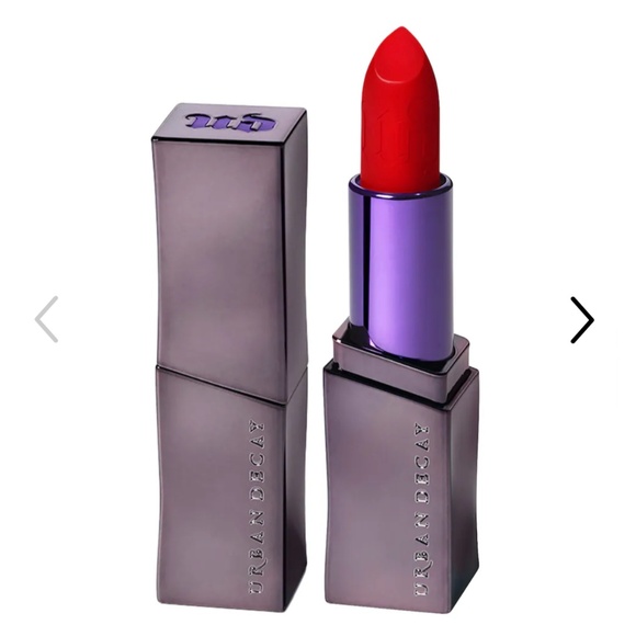NWT URBAN DECAY VICE VEGAN LIPSTICK, ONE SIZE, RED/OLVERA COLOR - Picture 1 of 8